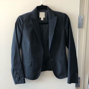 J. Crew black suit jacket, 100% wool, Sz 00